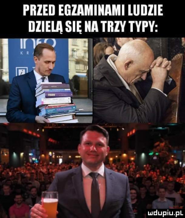 phzeii egzaminami llllllie iiziela się ica trzy typy uli. abakankami w. v m  . i
