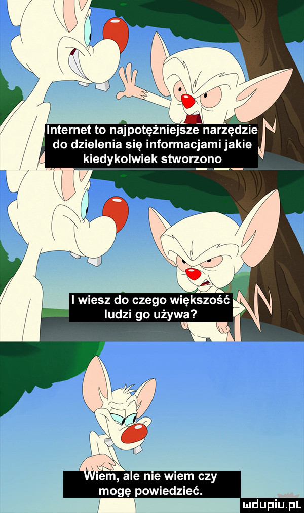 e internet to najpotężniejsze narzędzie do dzielenia się informacjami jakie kiedykolwiek stworzono i wiesz do czego większość ludzi go używa wiem ale nie wiem czy mogę powiedzieć. h muupium