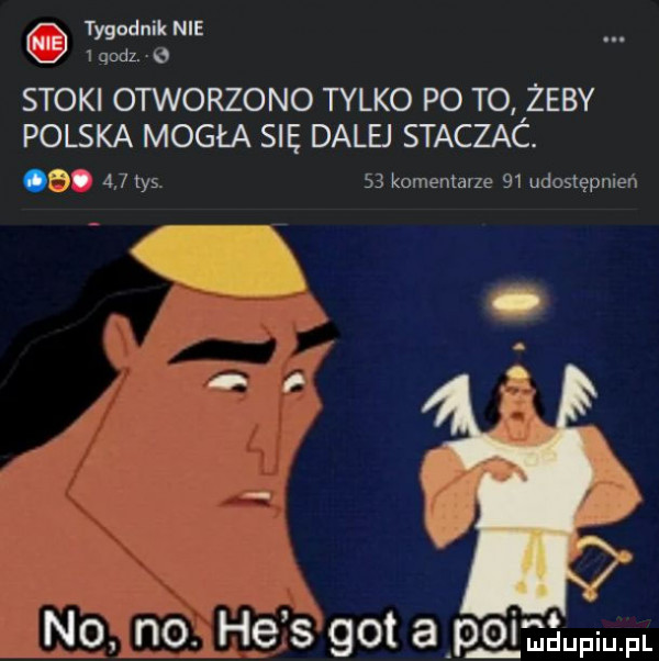 tygodnik nie ch stoki otworzono tylko po to żeby polska mogła się dalej staczac.       tys    komentaze    udoslepulen