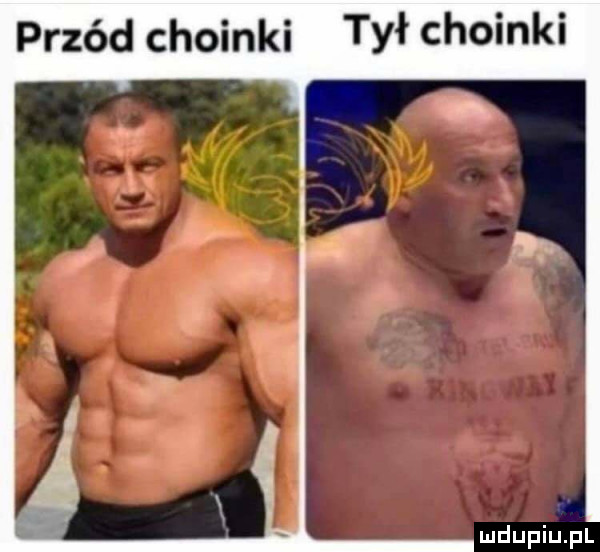 przód choinki tył choinki