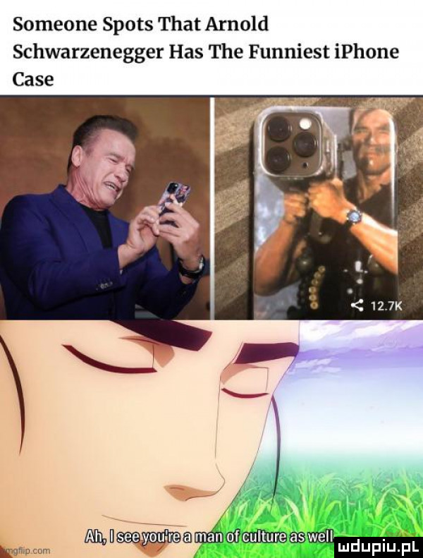 someone spots trat arnold schwarzenegger has tee funniest iphone case l mmm mew amwammes