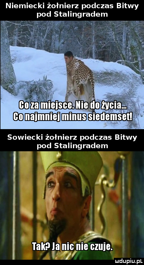 niemiecki żołnierz podczas bitwy pod stalingradem. sowiecki żołnierz podczas bitwy pod stalingradem. r. abakankami a tak ia nie nie umie