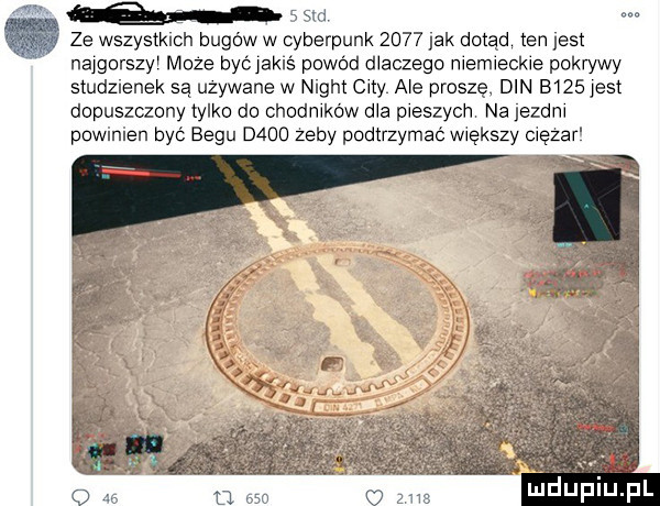 ﬂu m m ze wszystkich bugów w cyberpunk      jak dotąd ten jest najgorszy moze bymakns piwo d waszego memweckwe pokrywy studzienek są uzywane w nght cety ne proszę. din      jest dopuszaony tylko do chodaków ma pweszyoh na jezdm pawlnien być begu d    zeby podtrzymać większy cwęzer