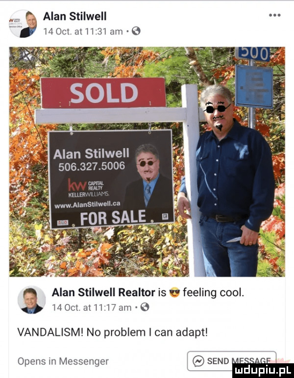 alan sﬁlwell mam am    am   alan stilwell            w rmrv wwwalansmweh ca ﬂ alan stilwell reaktor is feeling cool.   won am wam o vandalism no problem i cen adept owens m messenger sand i ludupl l