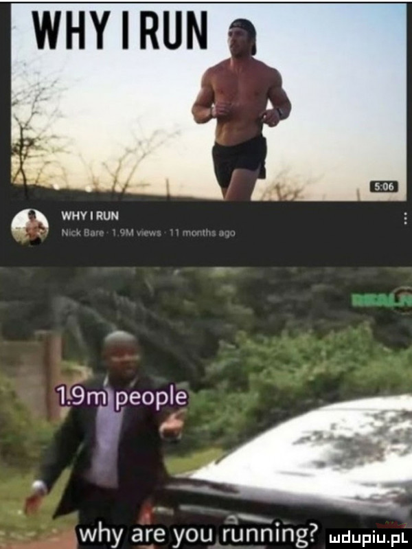 wdy run  . w.   m people  . wdy are y-u running
