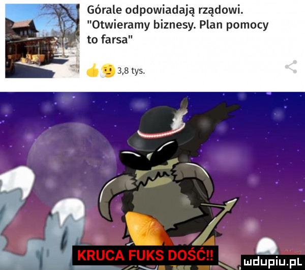górale odpowiadają rządowi. otwieramy biznesy. plan pomocy qfw   nm kruka fuks dos c mam pl