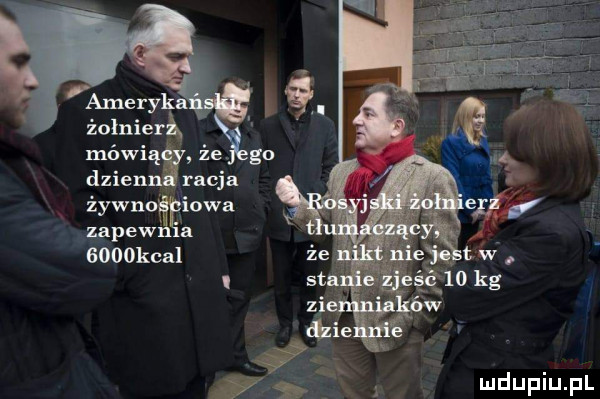 ameryk żołnier mówią. że. dzienn racja żuwno yiowa zgipewn a     kcal