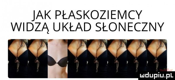 jak płaskoziemcy widzą układ słoneczny