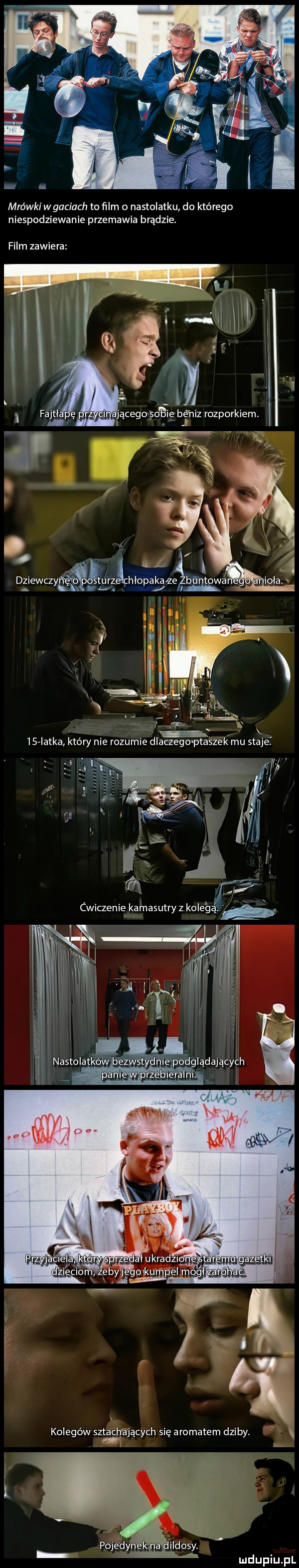 mrówki wgaciach to ﬁlm o nastolatku do którego niespodziewanie przemawia bradzie. film zawiera. duewczyńś gxłturzgthłopakałze zb ﬁ ntgwa n h h leż p ż a iukradzia ijecid ząb oxkum
