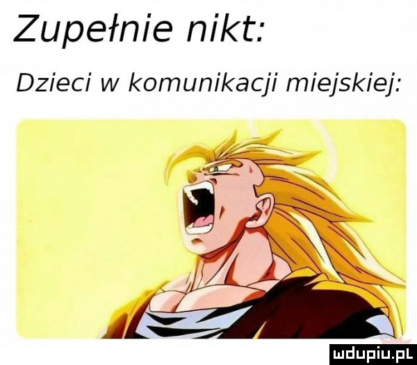 zupełnie nikt dzieci w komunikacji miejskiej ludu iu. l
