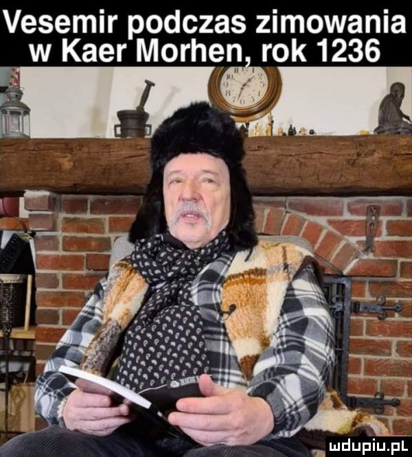 vesemir podczas zimowania w kier morten rok