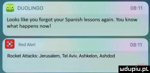 duoungo       looks ilie y-u furgot your spanlsh lesseps alain. vou know wiat happens noel rochet attacks jeruzalem. tel aviv. aszkelon. ashdod