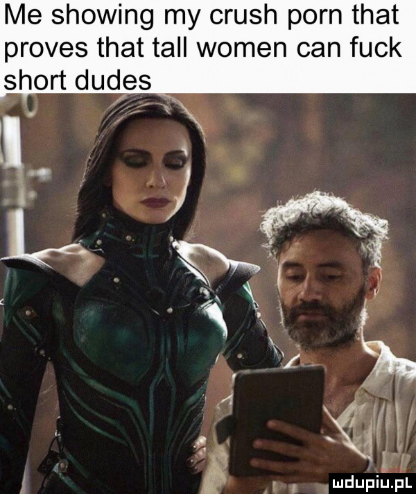 me showing my crush poen trat proces trat tall wojen cen funk sport dudes