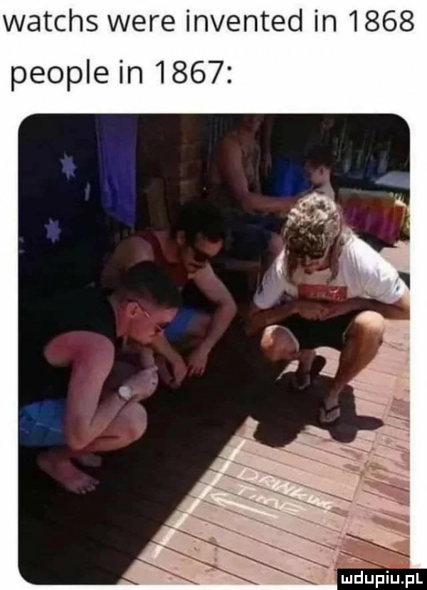watchs were invented in      people in