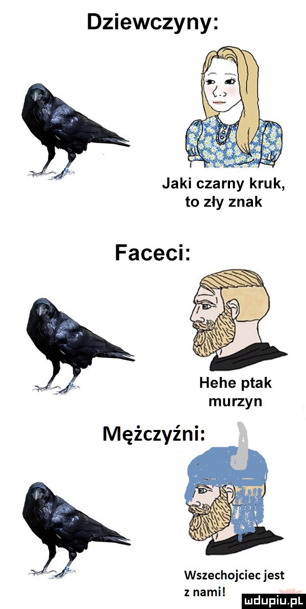 dziewczyny jaki czarny kruk to zły znak faceck hebe ptak murzyn mężczyźni wszechojciec jest złami