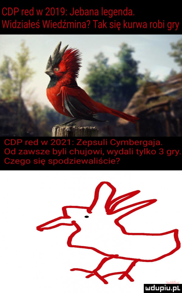 cap red w      jebana legenda. widzqales wiedz mma tak się kurwa robi gry i cap red w   i zepauh cymbergaja od zawsze byli chujowi wydall tylko   gry czego sic sdodzibwoiiscib  ludu iu. l