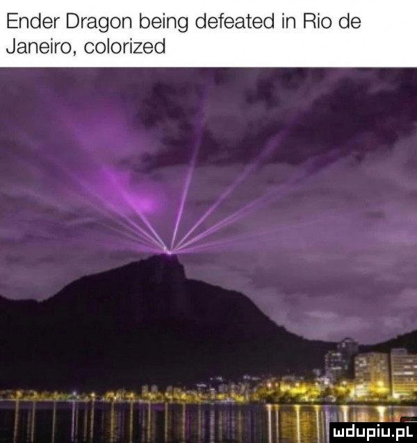 enter dragon being defeated in rio de janeiro colorized