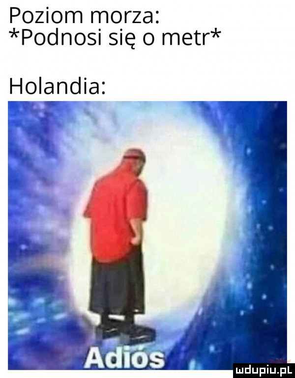 poziom morza poansi się o metr holandia l. abakankami