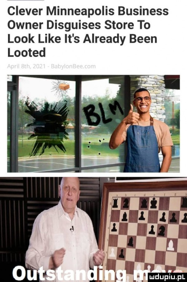 clever minneapolis business owner disguises store to look like it s already bean looted