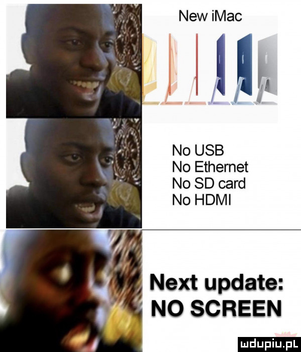 naw imac lt. no usb no ethemet no sd caud no hdmi nett update no screen ludu iu. l