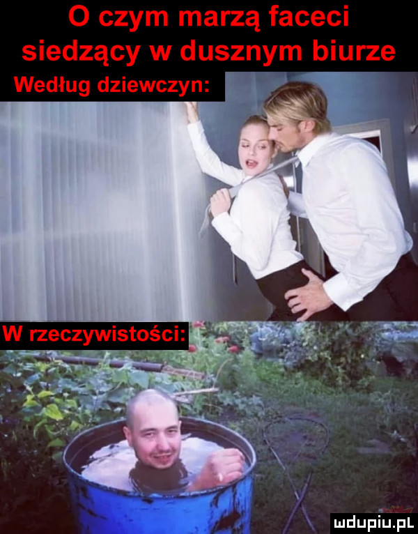 o czym marzą faceci siedzący w dusznym biurze według dziewczyn mdupi uml