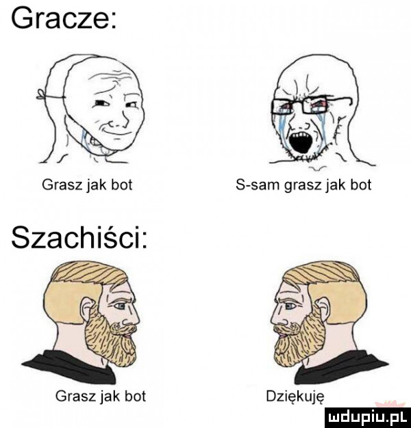 grasz jak bot szachiści grasz jak bot dziękuję ludu iu. l