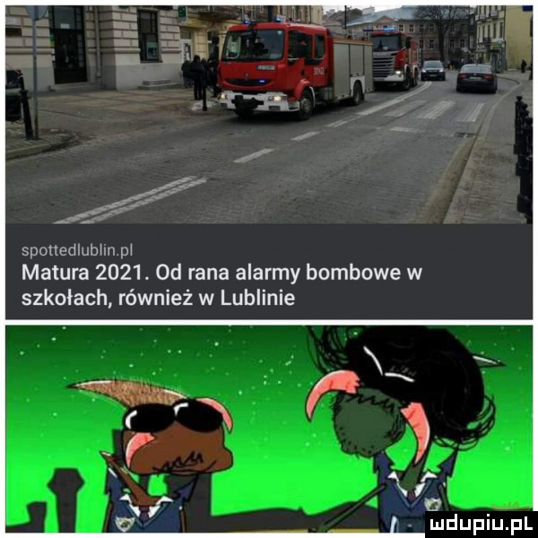 sponedlumm px matura       d rana alarmy bombowe w szkołach również w lublinie