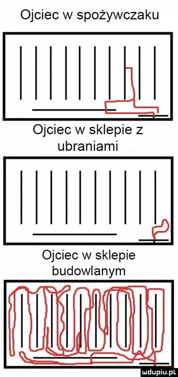ojciec w spożywczaku ojciec w sklepie z ubraniami ojciec w sklepie budowlanym