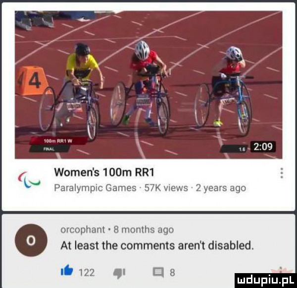 wojen s    m rr  paralymplc gates   k mews   yeats. ago orcopham   months ago at least tee comments ar disabled.     gl ecs