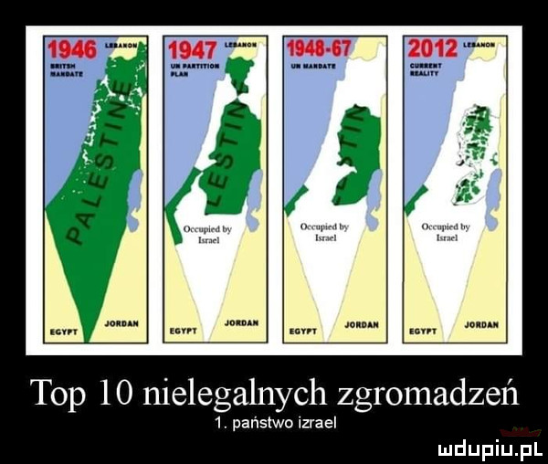 top    nielegalnych zgromadzeń  . państwo izrael