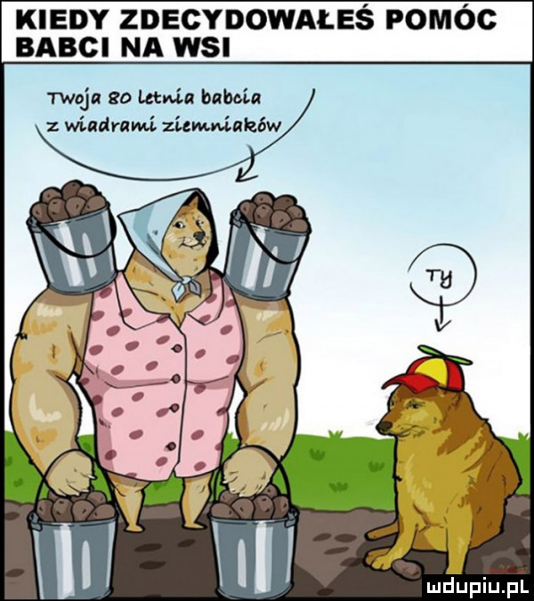 kiedy zdecydowałeś pomóc babci na wsi