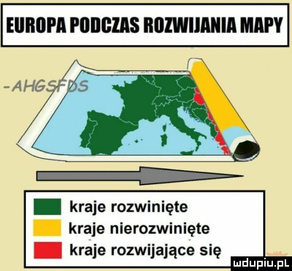 eiiiiiipa piiiigzas iiiizwiiaiiia mapy. kraje rozwinięte. kraje nierozwinięte. kraje rozwijające się