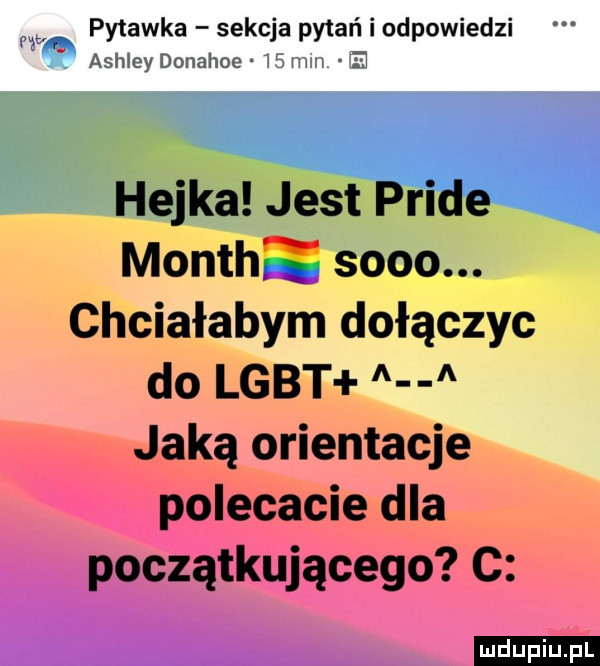 pytanka sekcja pytań i odpowiedzi ashley donahoe    min. e a mdupiupl