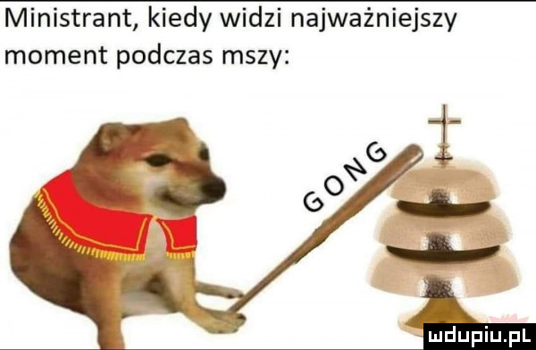 ministrant kiedy widzi najważniejszy moment podczas mszy miłpiupl