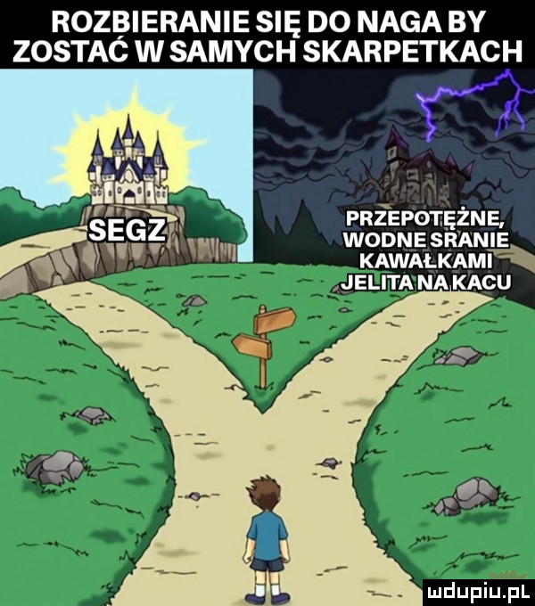 rozbieranie się do naga by zostaó w samych skarpetkach prz eporężne wodne sr anie