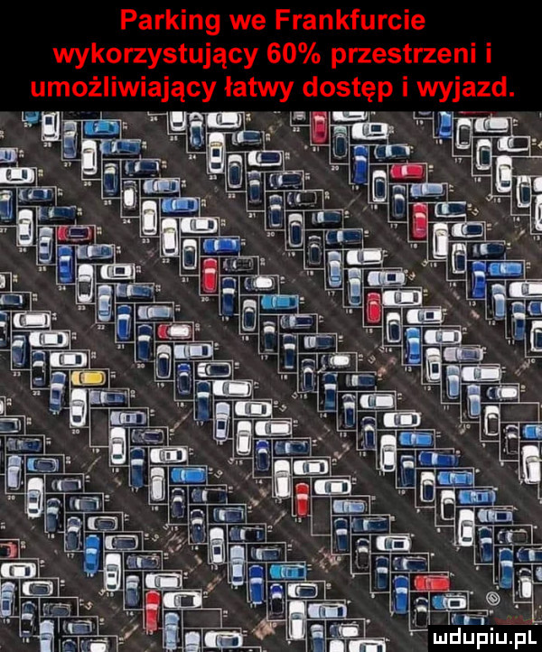 parking we frankfurcie wykorzystujący    przestrzeni i umożliwiający łatwy dostęp i wyjazd.   i. lev