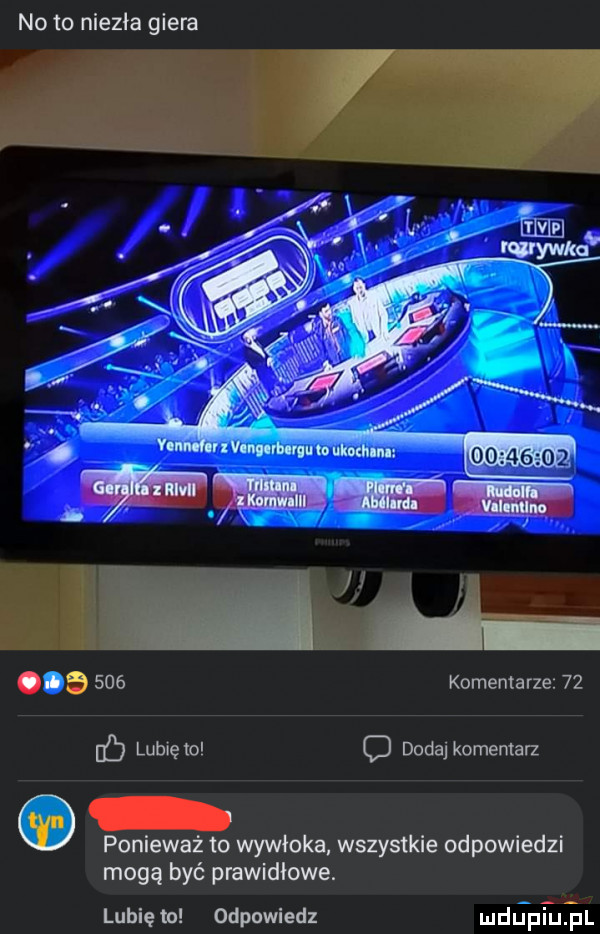 no to niezła giera q r m.     komentarze    ib lubwęm doda komentarz   ponieważ to wywłoka wszystkie odpowiedzi mogą być prawidłowe lubię to odpowiedz depiupl
