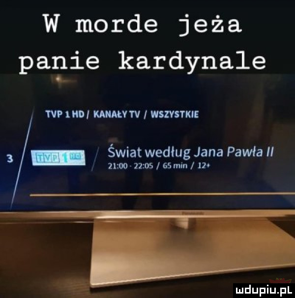 w morde jeża pabie kardynale w l nb wmvtv wszystkie   świat według jana pawła h hmmm i as min
