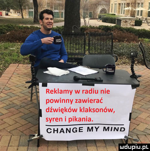 reklamy w radiu nie powinny zawierać dźwięków klaksonów syren i pikania. chanie my mend