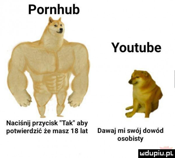 youtube a naciśnij przycisk tak aby potwierdzić że masz    lat dawaj mi swój dowód osobisty ludu iu. l