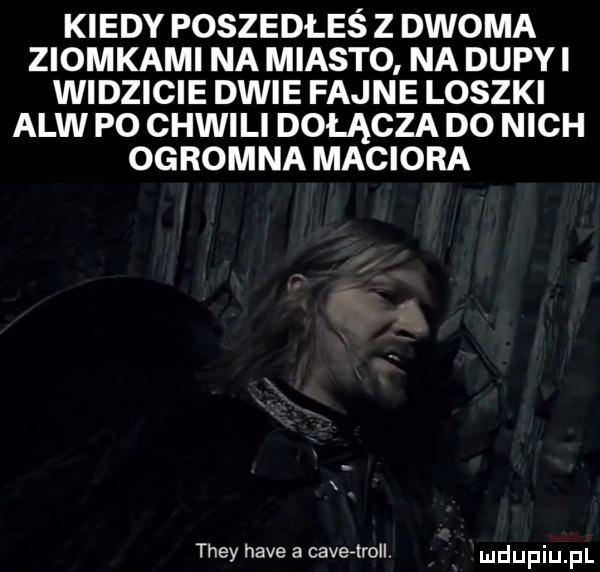 kiedy poszedłes z dwoma ziomkami na miasto na dupy i widzicie dwie fajne loszki a6w po chwili dołącza do nich ogromna maciora they hace a caverlroll