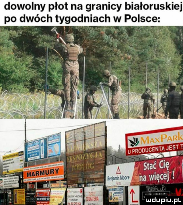 dowolny płot na granicy białoruskiej po dwóch tygodniach w polsce x