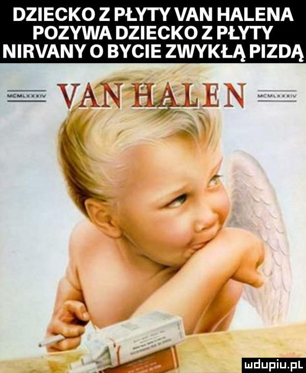 dziecko z płyty van helena pozywa dziecko z płyty nirvany o bycie zwykłą pizdą a mx