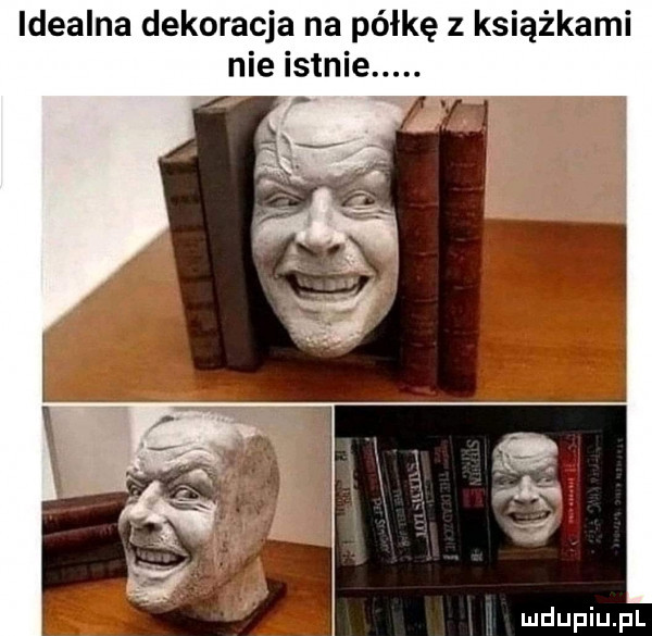 idealna dekoracja na półkę z książkami nie istnie