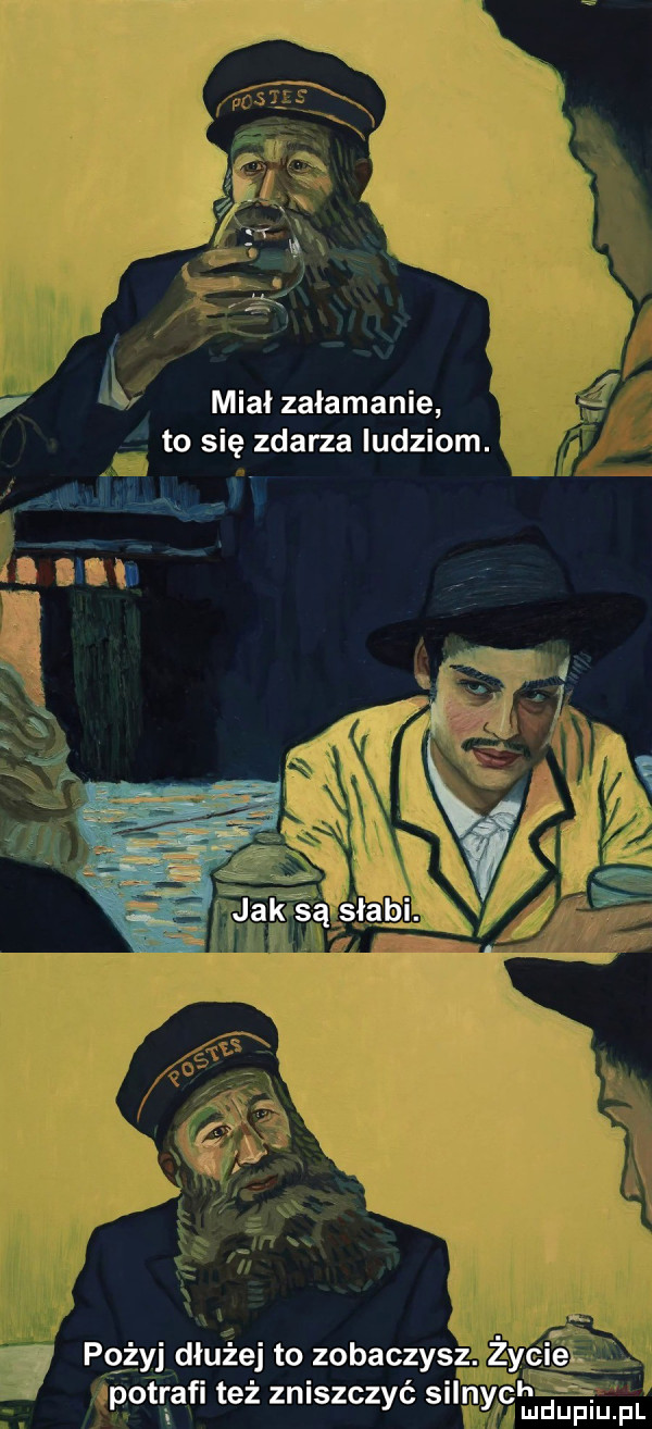 mial załamanie to się zdarza ludziom