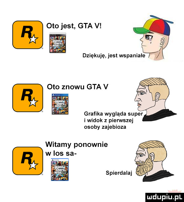 oto jest gta v l   dziękuję estwspaniaiei oto znowu gta v grafika wygląda super i widok z pierwszej osoby zajebioza witamy ponownie w los sa spierdalaj