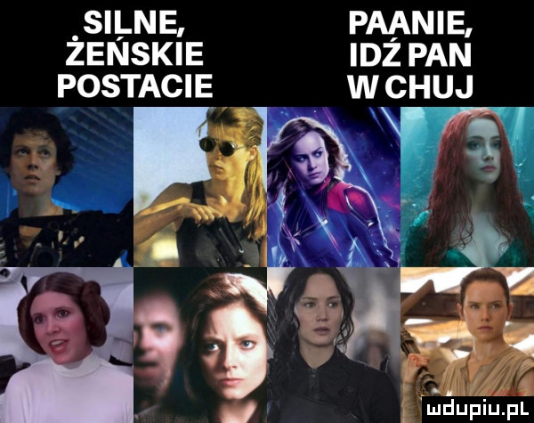 silne peanie żeńskie idz pan postacie w chuj