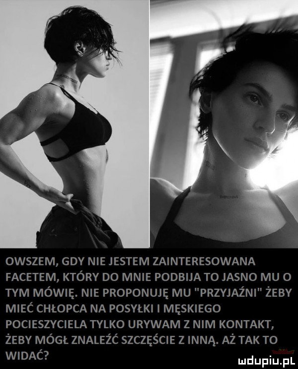 owszem gdy nie jestem zainteresowana facetem który do mnie podbija to jasno mu o tym mówię. nie proponuję mu przyjaźni żeby mleć chłopca na posyłki męskiego pocieszyciela tylko urywam z nim kontakt żeby mógł znaleźć szczęście z inną aż tak to widac