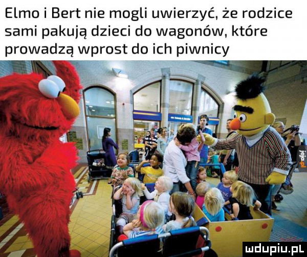 emmo i bert nie mogli uwierzyć że rodzice sami pakują dzieci do wagonów które prowadzą wprost do ich piwnicy f v