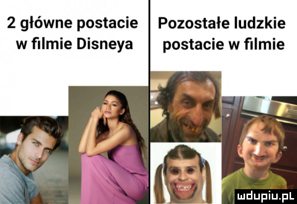 główne postacie pozostałe ludzkie w ﬁlmie disneya postacie w filmie